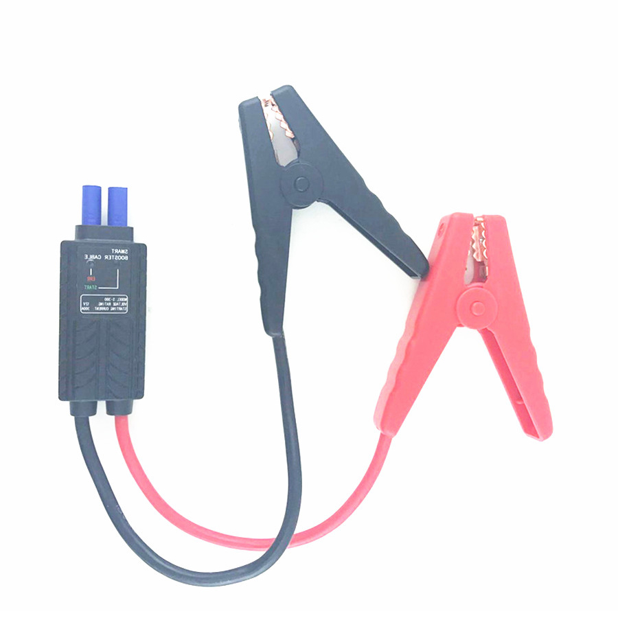 Universal 12V Smart LED Lead Cable Battery Alligator Clamp Clip Emergency Indicator For Car Jump Starter Short-Circuit Protectio