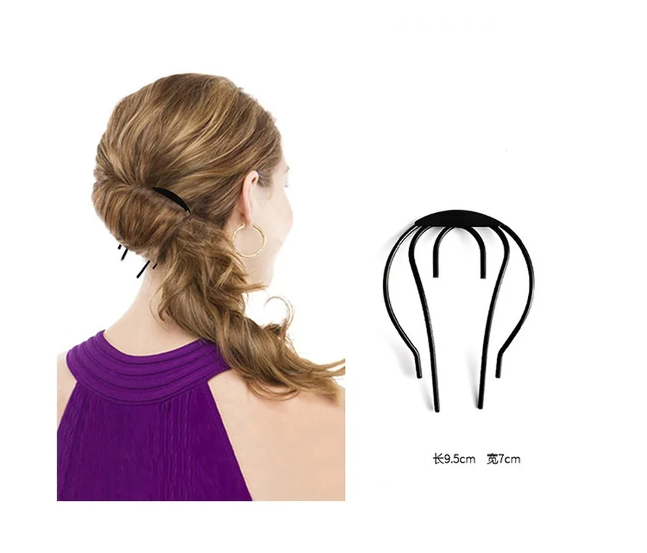 Peine de horquilla de estilo coreano para mujer, herramienta de peinado de Simple, horquilla trenzada, Clip de pelo rizado, adorno