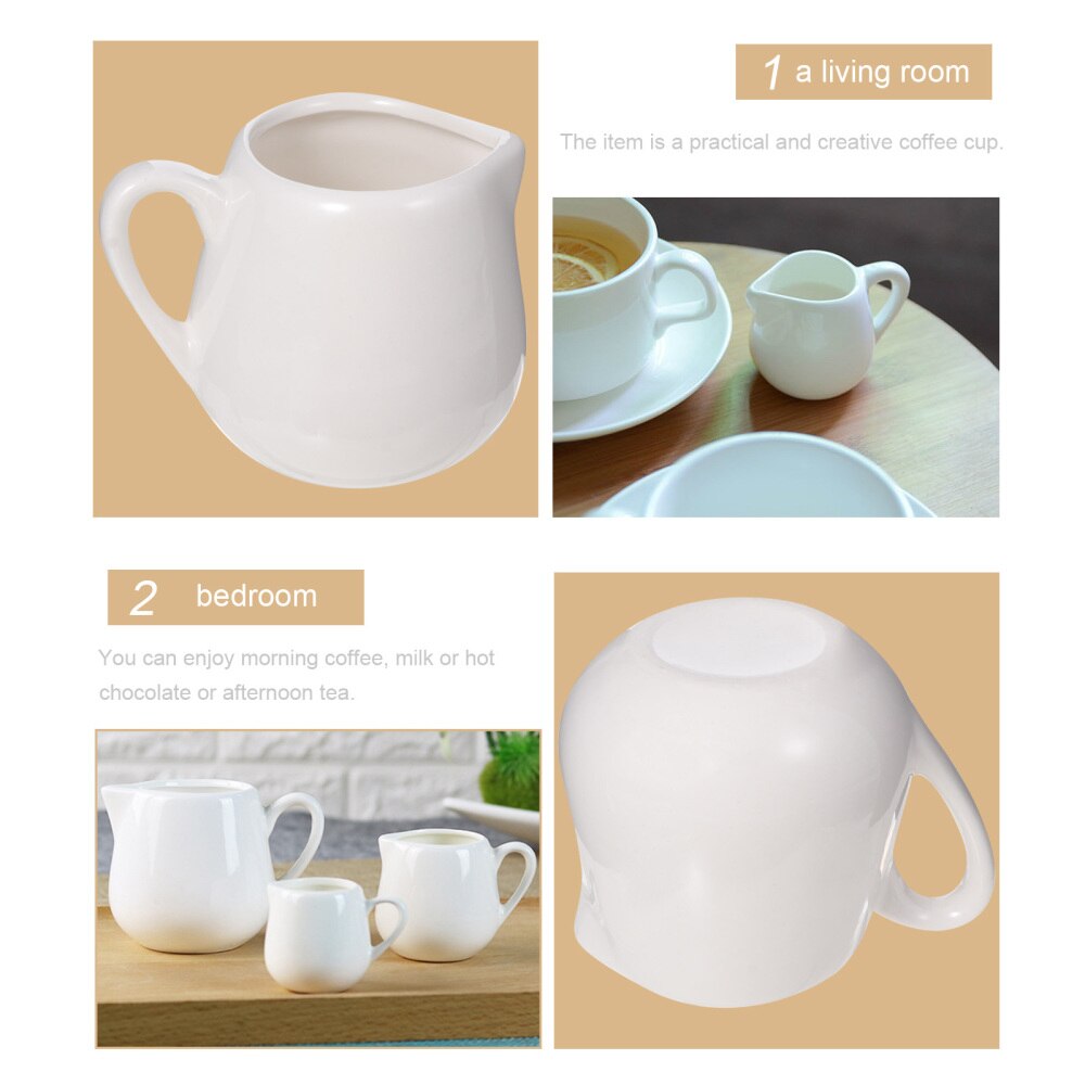 2 Pcs Mini Jug Kitchen Sauce Cup Sauce Jugs Cerami... – Grandado