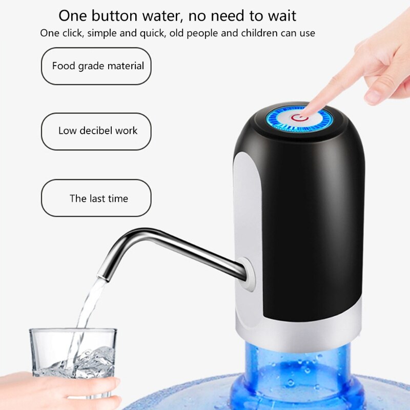 Yyomym Ketel Pomp Usb Oplaadbare Automatische Drinkwater Pomp Draagbare Elektrische Water Dispenser Ketel Schakelaar