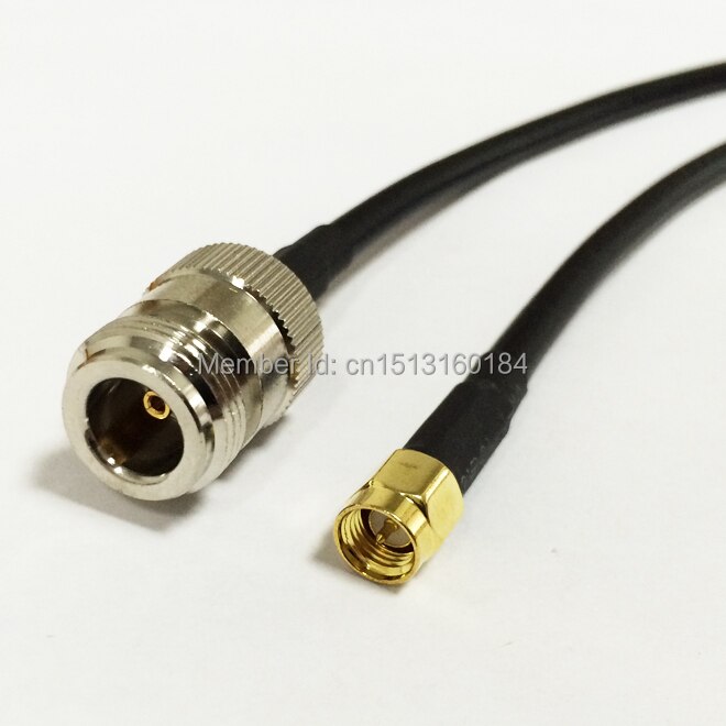 Modem Coaxial Cable SMA Male Plug Connector Switch N Female Jack Connector RG58 Cable Pigtail 50CM 20" Adapter