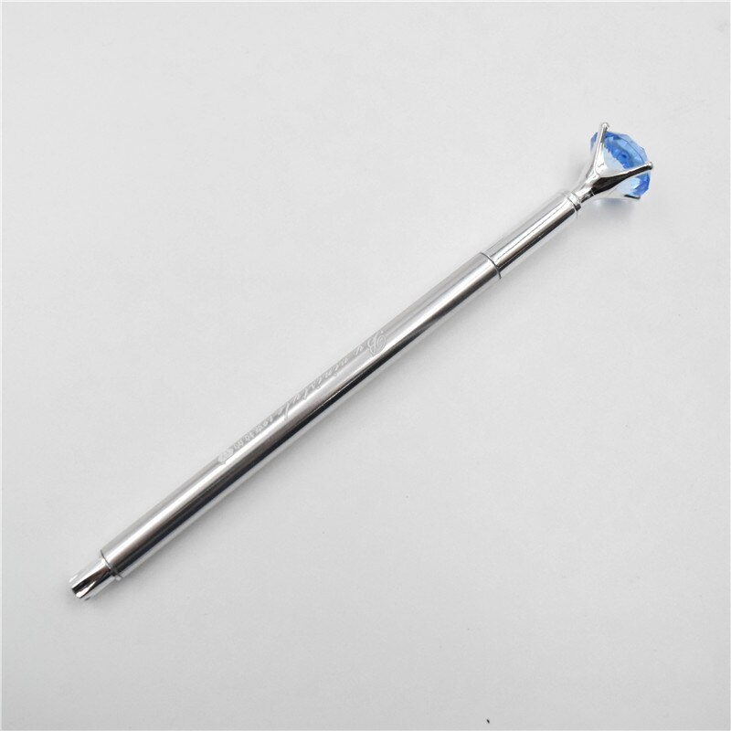 Ballpoint Pen Big Gem Metal Ball Pen With Large Diamond Magical Pen School Office Supplies Students Awards Writing: diamond 3