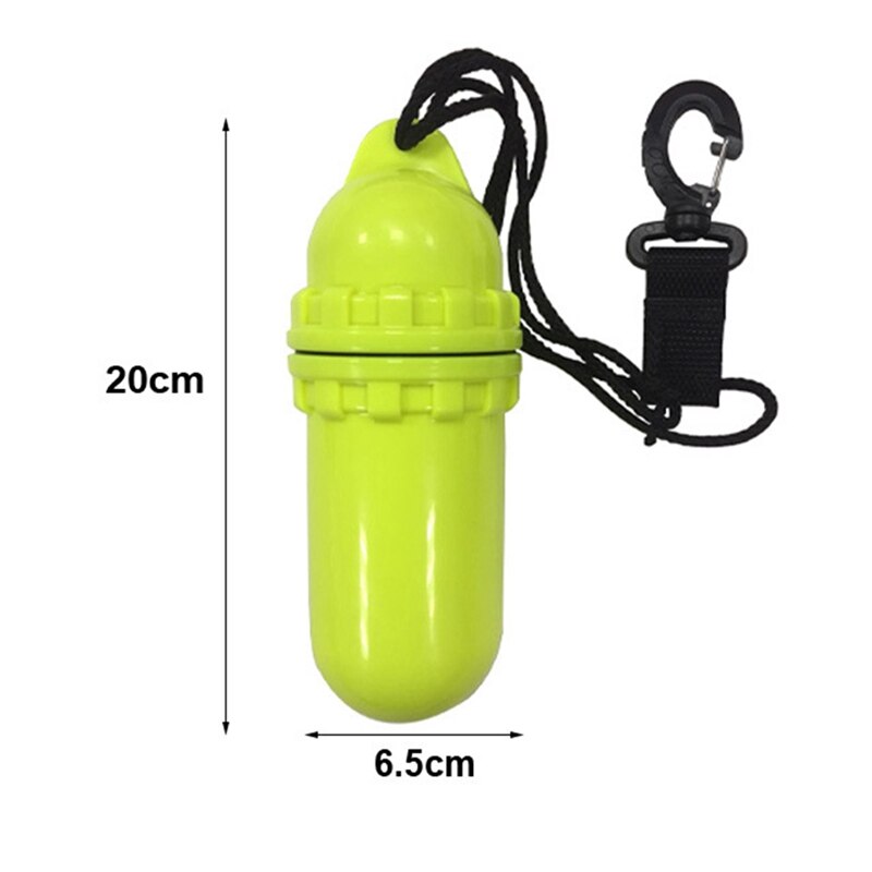 -Heavy Duty Waterproof Dry Box Canister Dive Kayak Beach Storage Container Box with Snap Hook and Hanging Rope