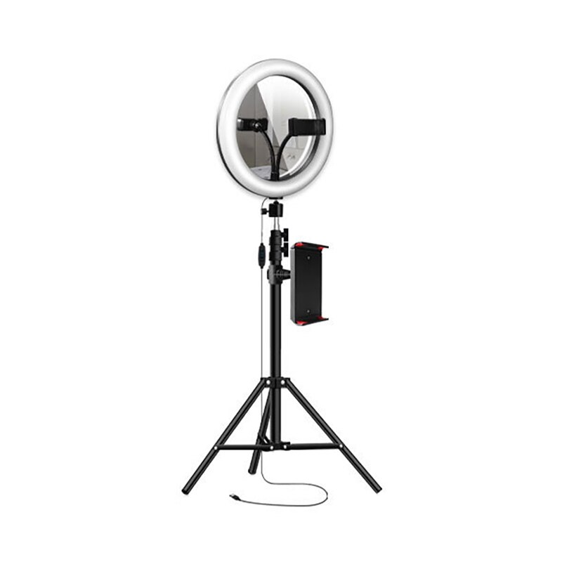 JABS Ring Light with Tripod 10Inch 26Cm Usb Interface Dimmable Led Selfie Stick Camera Phone Photography Video Makeup Lamp: Default Title