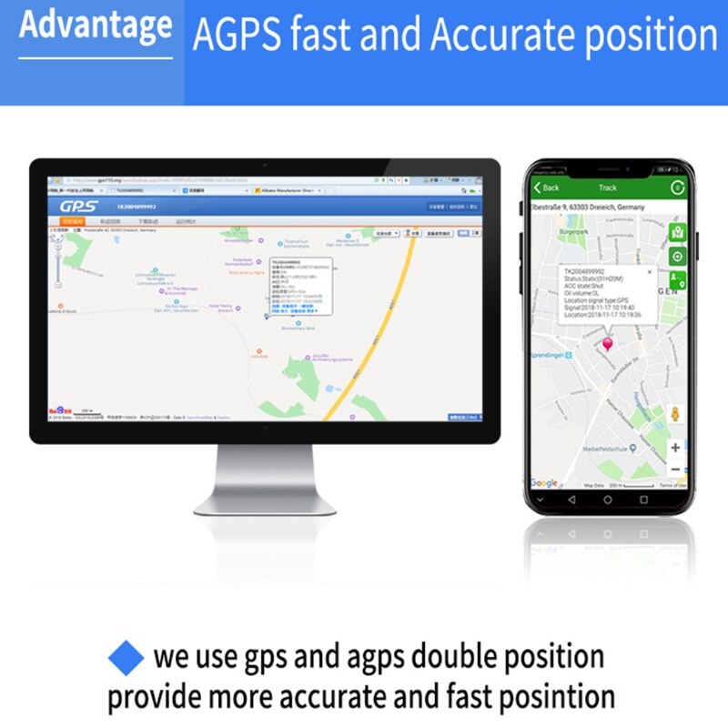 Mini rastreador de mascotas 3G WCDMA GPS TK203, dispositivo de seguimiento en tiempo Real, resistente al agua y al polvo, localizador GPS AGS, sistema de alarma de movimiento