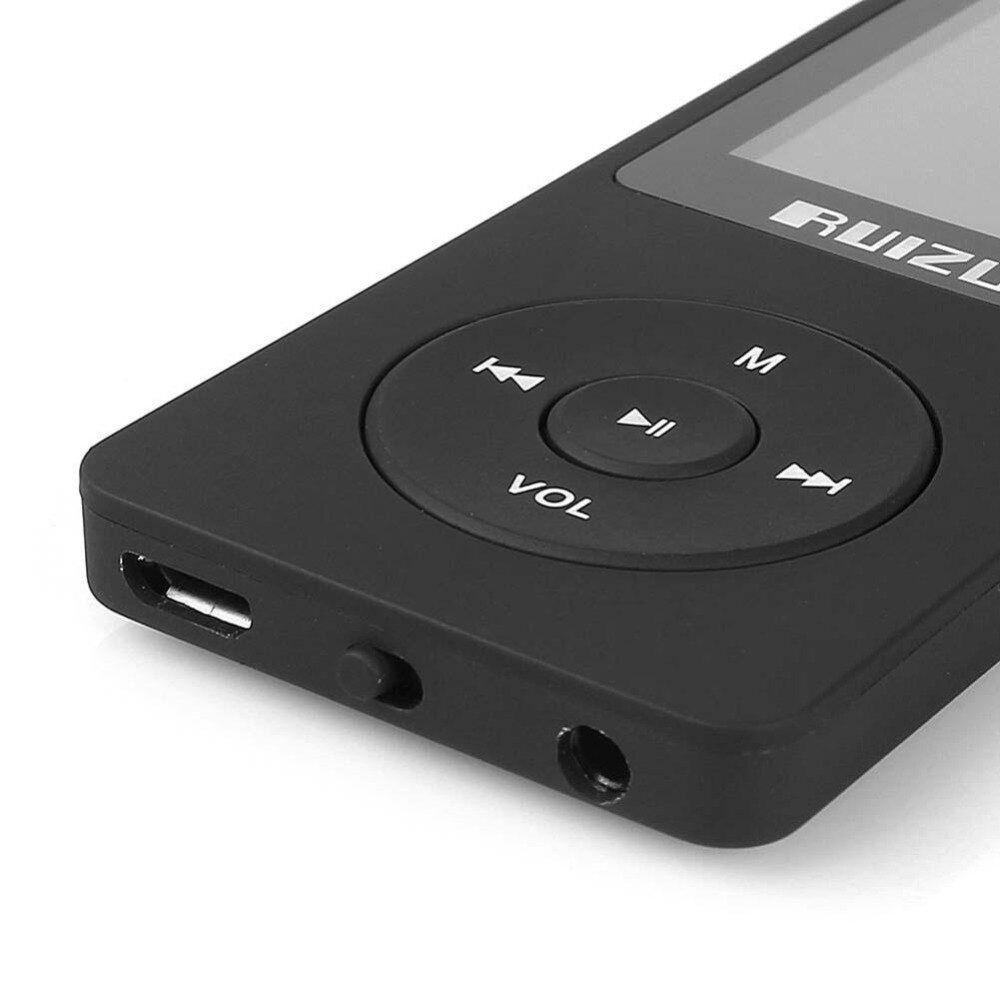 Original RUIZU X02 MP3 Player With 1.8 Inch Screen Can Play 80 hours With FM,E-Book,Clock,Voice Recorder