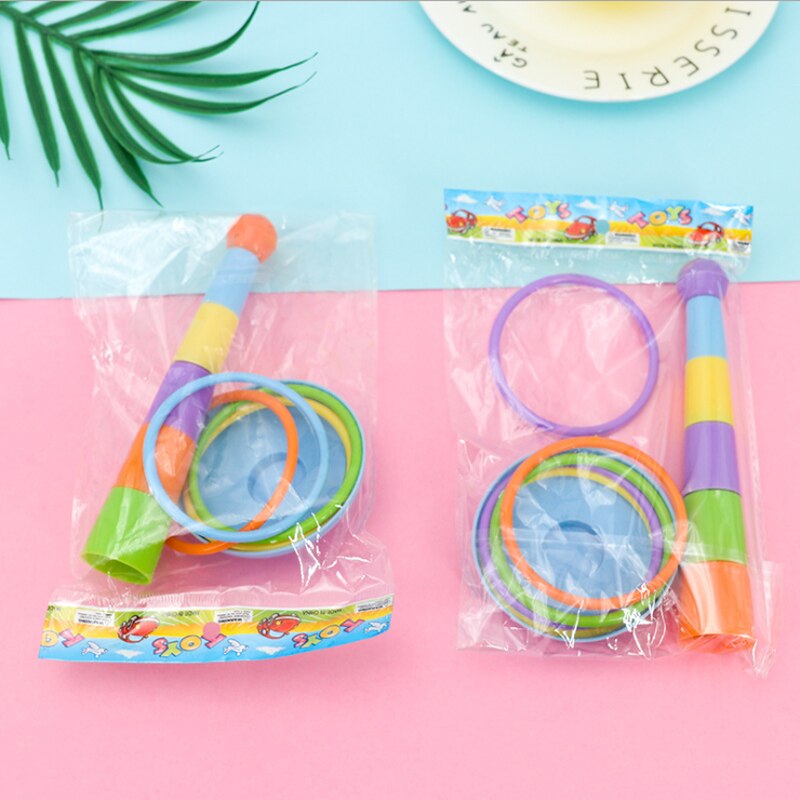 Hoop Ring Toss Plastic Ring Toss Tuin Spel Zwembad Speelgoed Outdoor Fun Set Speelgoed Voor Kinderen Kids