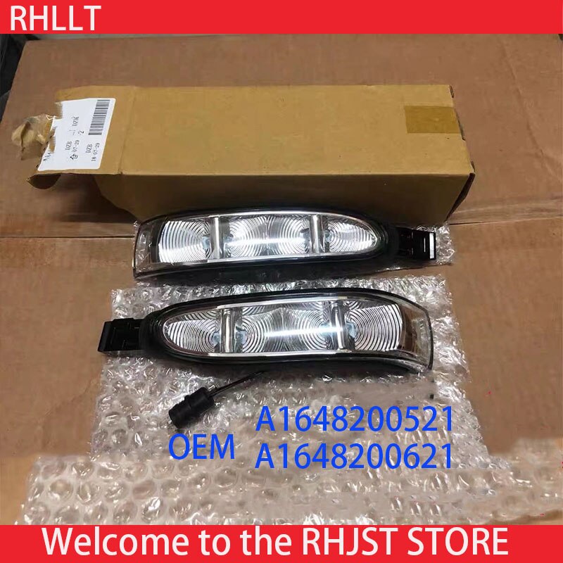 Original reverse mirror steering signal indicator light for Mercedes ML350 ML500 ML320 GL450 GL550 OEM 1648200521 1648200621