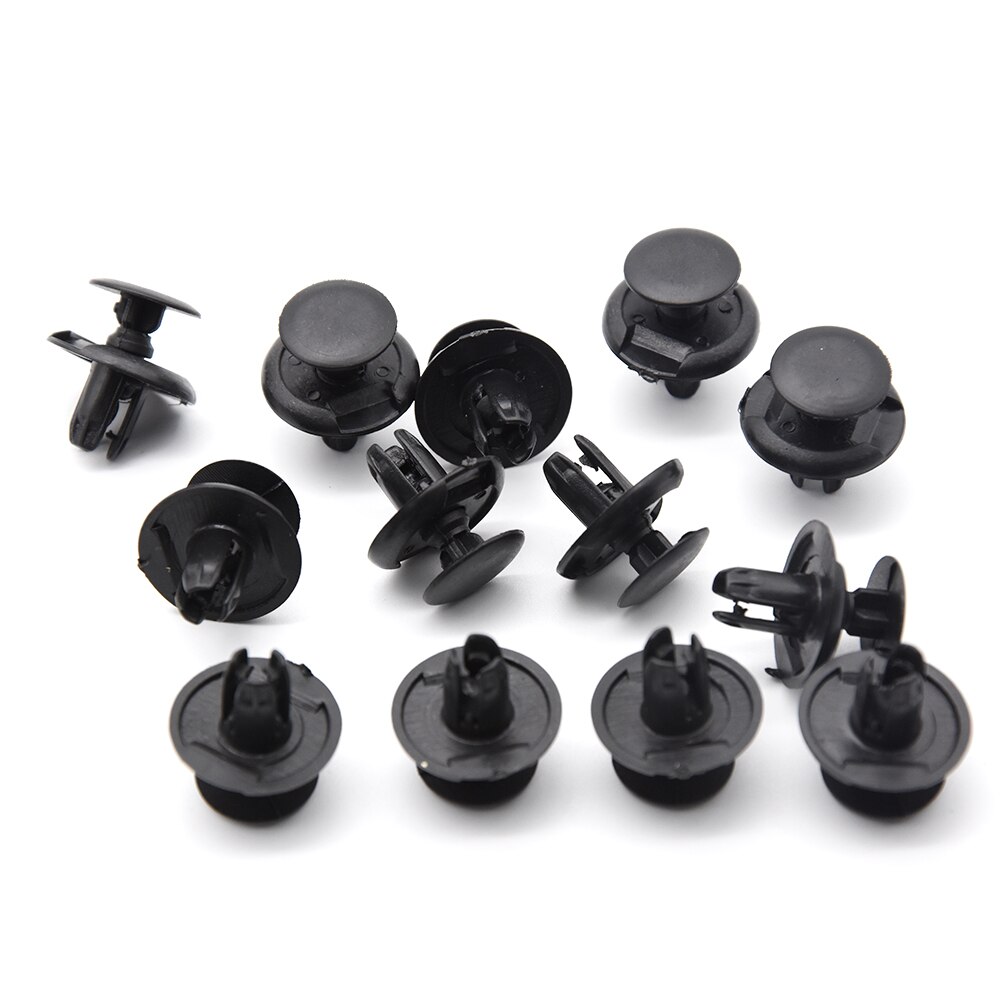 8mm/6mm- hulls nagleholder skyv motordeksel 50 stk automatisk støtfanger feste for bildørbekledning panel klips for universalbil