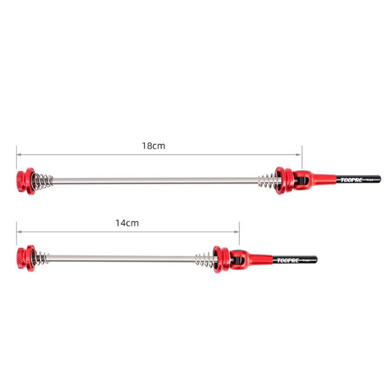 1 Set Mountain Road Bike Lightweight Quick Release Skewer Titanium Axle Hub