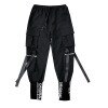 Multi Pockets Ribbons Joggers Cargo Harem Pants Streetwear Men Autumn Hip Hop Casual Sweatpants Male Pant: XXL / 2