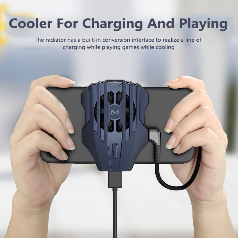 Mobiele Telefoon Cooling Radiator Universele Radiator Telefoon Usb Oplaadbare Cooler Fan Game Pad Houder Stand Radiator Mute Fan