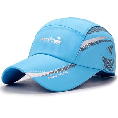 Outdoor Golf Vissen Hoeden Voor Mannen Quick Dry Waterdicht Vrouwen Mannen Baseball Caps Verstelbare Sport Zomer Zon Hoeden: 1 blue