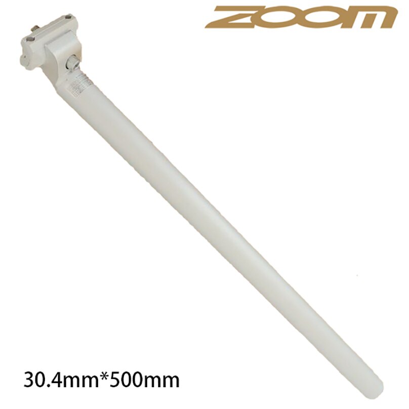 ZOOM Folding Bicycle Seatpost Aluminum Alloy Seat Tube Bike Extension Seat Post Tube Saddle Pole 30.4mm*500mm Bike Rod