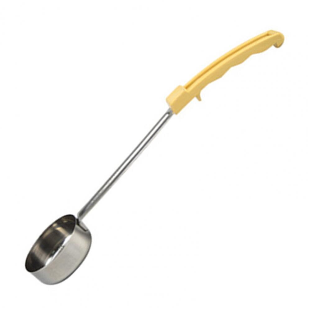 Sauce Measuring Spoon Excellent Pizza Sauce Portion Control Serving Spoon Multi-purpose Anti-scald Handle Sauce Ladle: YELLOW