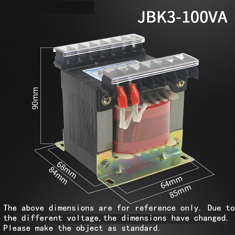 Trasformatore 220V380V di controllo della macchina utensile JBK3-100VA