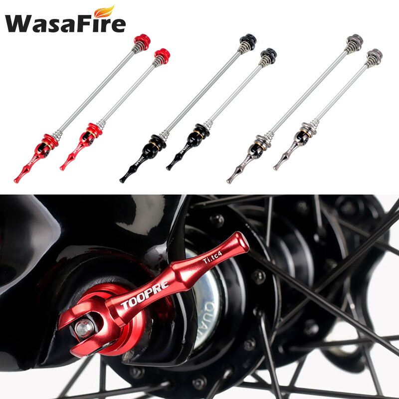 1 Pair Bicycle Quick Release Rods Skewer Set Front and Rear QR Axle Skewer Set Quick Release Hub For Road Bike Accessories
