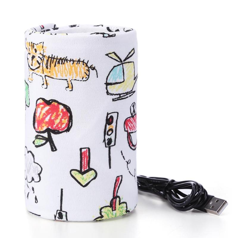 USB Baby Flasche Wärmer Tragbare Milch Reise Tasse Wärmer Heizung Kleinkind Fütterung Flasche Tasche Lagerung Bucht: 05