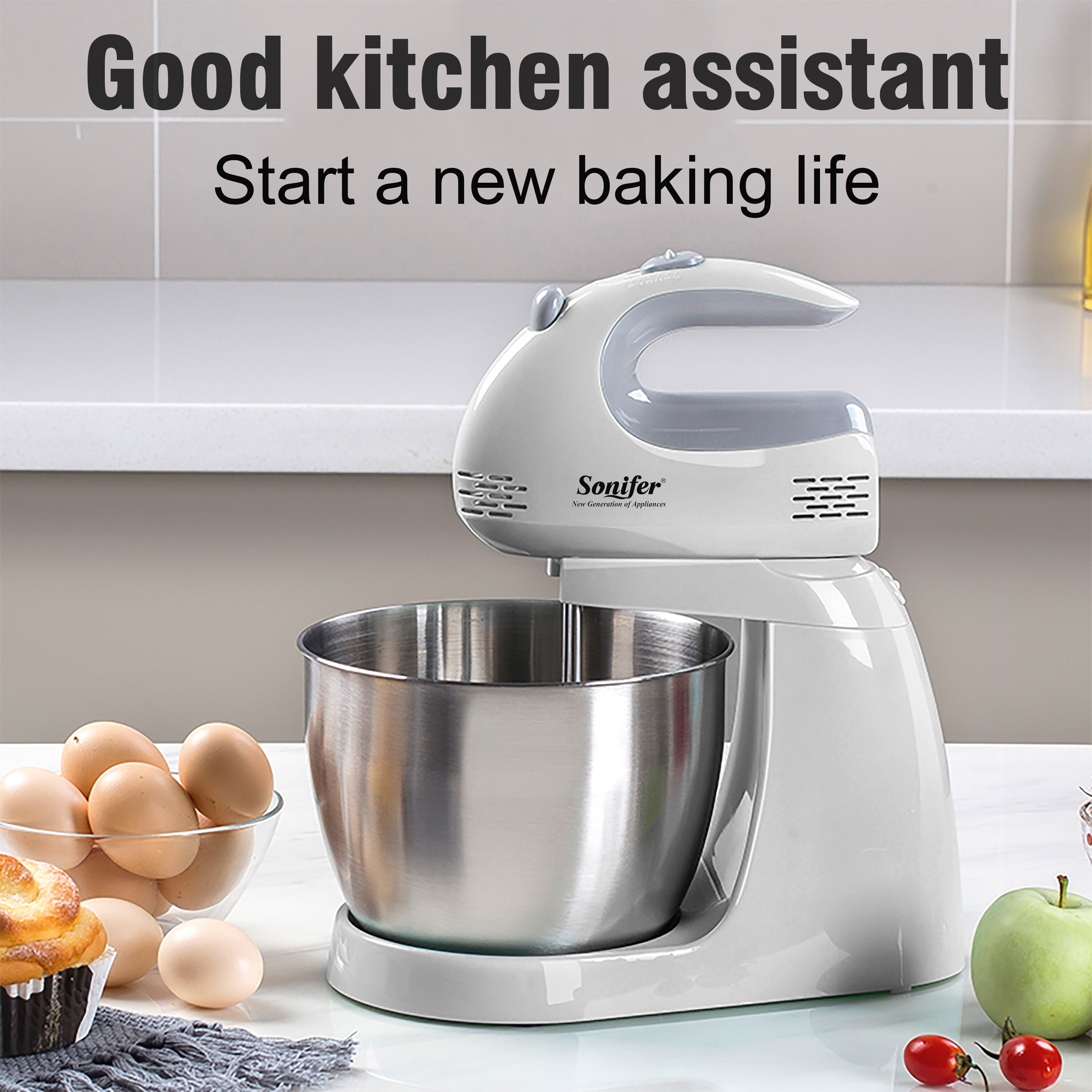 Electric Food Mixers Dough Mixer Egg Beater Food B... – Vicedeal