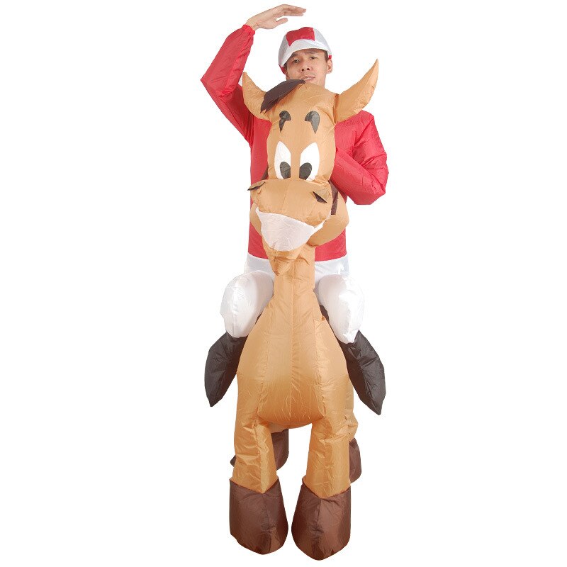Donke Opblaasbare Kostuums Rit op Jackass Dier Cosplay Suits Halloween Kerst Carnaval Party Airblown Moke Neddy Speelgoed