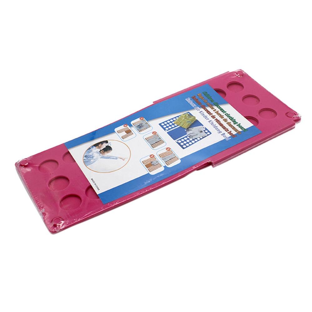 Adult Magic Clothes Folder T Shirts Jumpers Organiser Fold Save Time Quick Clothes Folding Board Clothes Holder: Rose Red