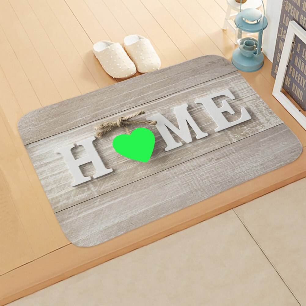 HUGSIDEA Zerbino Kawaii Gatto In Flanella Morbida, 40x59 Cm, Antiscivolo, Per Ingresso, Cucina, Bagno
