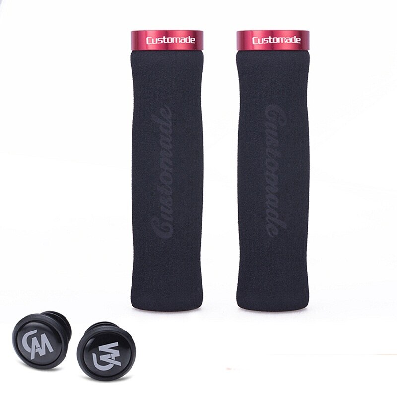 Unique Cycling Ergonomic Lockable Handle Grips For MTB Road Folding Bike Mountain Bike Soft Anti-skid Sponge Foam Grip