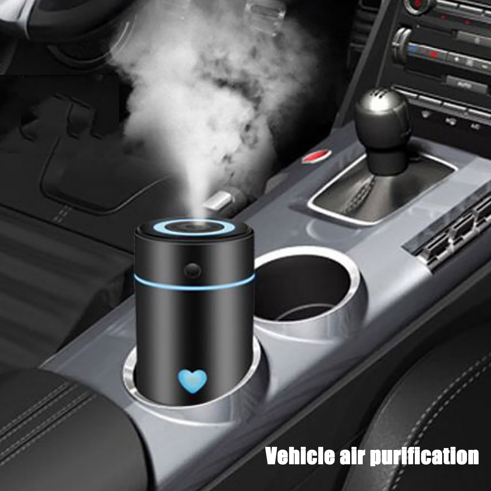 Humidificador de aire portátil para coche, barra de oxígeno, Usb, para aromaterapia, luces Led pequeñas y silenciosas para el hogar y la Oficina, n. ° 4