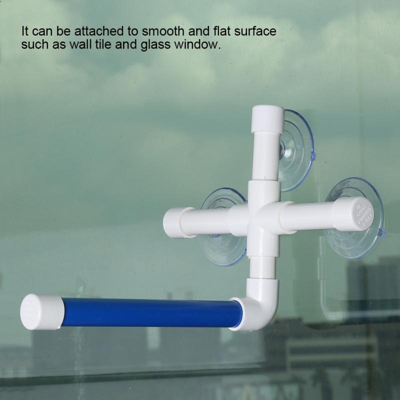 Zuignap Plastic Pijp Huisdier Vogel Speelgoed Staande Rek Platform Douche Baars Baden Supply