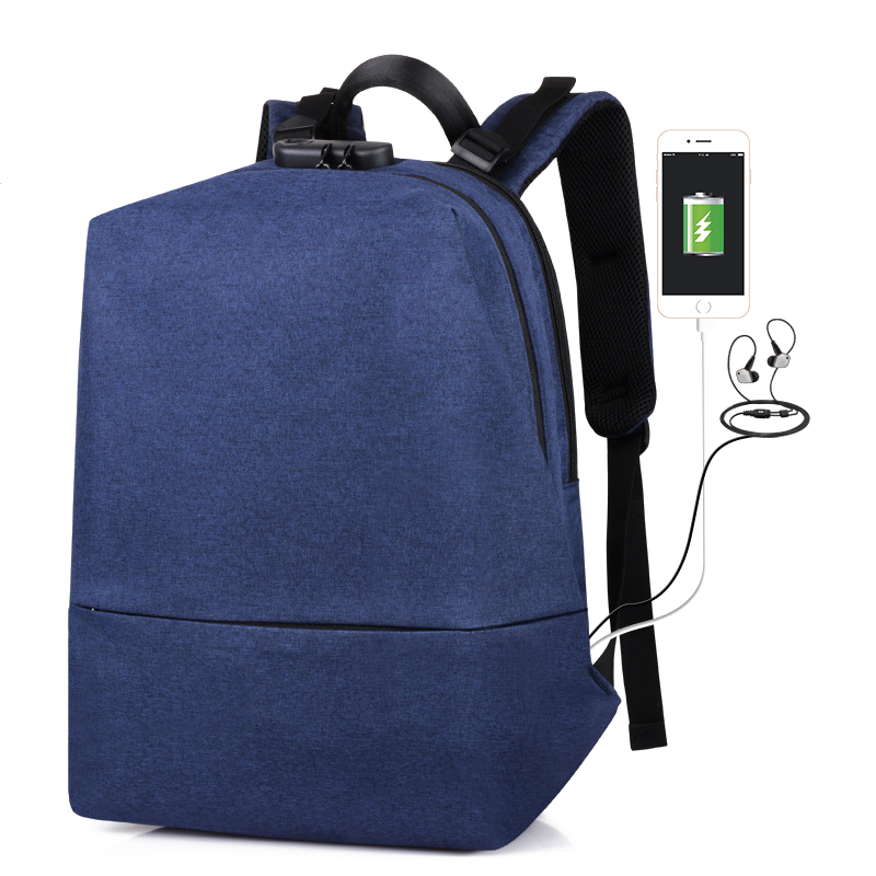 Men‘s Backpack Anti-theft USB Charging Laptop Backpack Tennis Backpack Racket Bag School Backpack Backpack Bag: Navy Blue