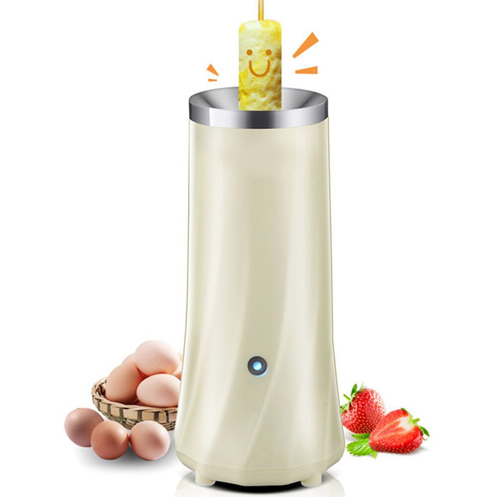 Edelstahl Ei Rolle Hersteller Hund Bar dauerhaft Frühlingsrolle Maschine Wurst 220V Kreative Heizung Lebensmittel Omelett Herde: Beige