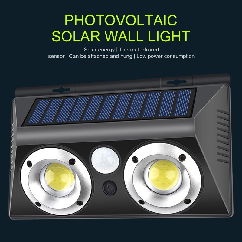 32/40LED Solar Light Outdoor Solar Lamp PIR Motion Sensor Wall Lamps IP65 Waterproof Solar Sunlight Powered Garden Street Light