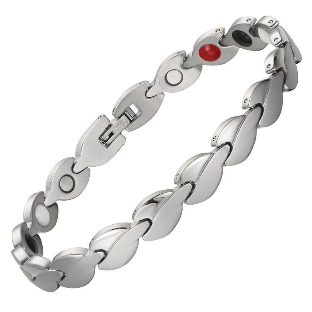 Multifunktionales edelstahl-Armbinde für damen und herren mit germaniummagnet, infrarot-ionen-technologie und energieversorgung für Sport und freizeit: 1