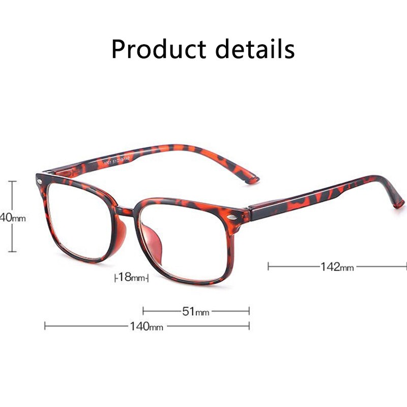 Retro Progressive Multifocal Reading Glasses Men Women Anti Blue Light Magnifying Presbyopic Glasses Big Full Frame +1.5