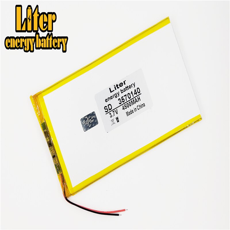 3570140 3.7V 4500Mah Oplaadbare Li Polymer Li-Ion Batterij Voor Bluetooth Notebook Tablet Pc Elektronica Veiligheid Lamp Power Bank