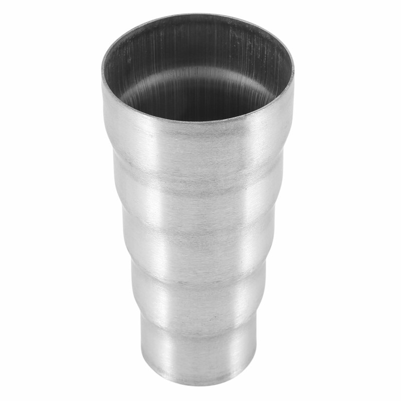 Car Stainless Steel Exhaust Adapter 5 Step Reducer Adapter Connector Pipe Cone 5 Step Universal Reducer