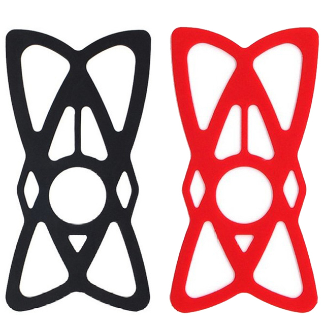 Motorfiets Fiets Telefoon Houder Elastische Siliconen X Web Grip Telefoon Mount Band Elastische Rubber Fietsen Navigatie Telefoon Vaste Band