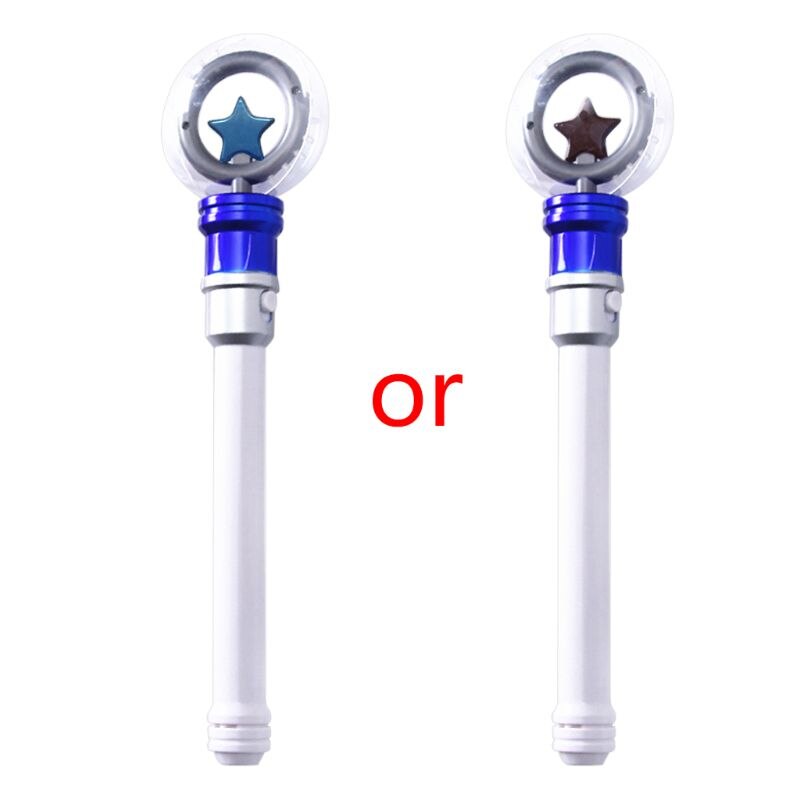 Meteor Storm LED Changing Pattern Spinner Wand Children magic Toy stick Lighting Toys: B