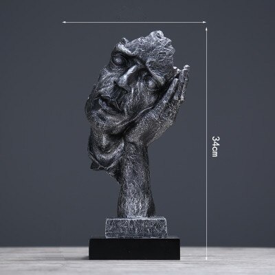 Moderne statuer abstrakte ansigter kunst stuer antikke boliginventar og dekorationer i nordeuropa: 5