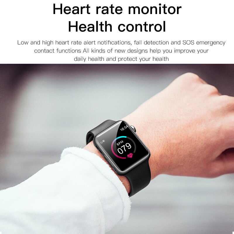 Bluetooth SmartWatch bracelet Fitness Tracker IP67 fréquence cardiaque moniteur de pression artérielle Smartwatch pour IOS Android