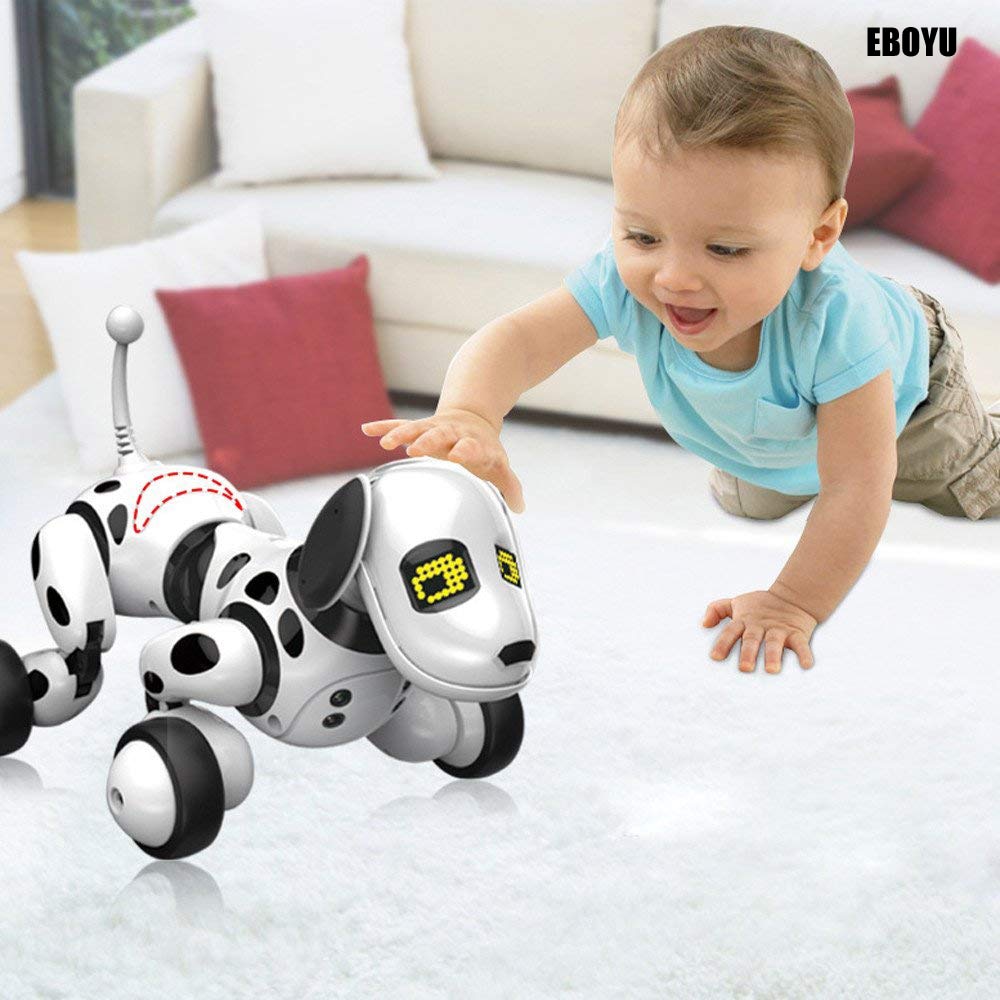EBOYU – télécommande sans fil pour chien, mise à jour 9007A, 2.4G RC, chien Intelligent, électronique, chien, Robot, jouet éducatif,