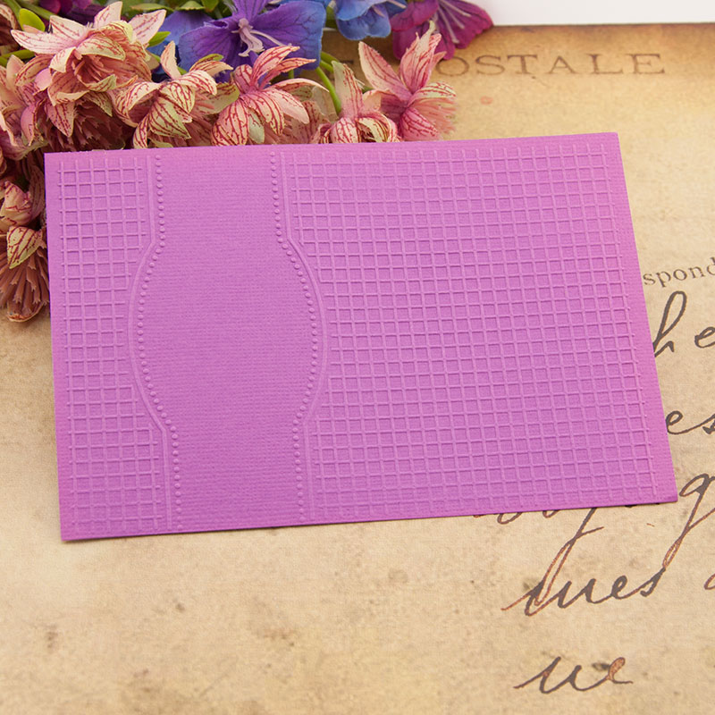 plastic square template craft card making paper card album wedding decoration scrapbooking Embossing folders