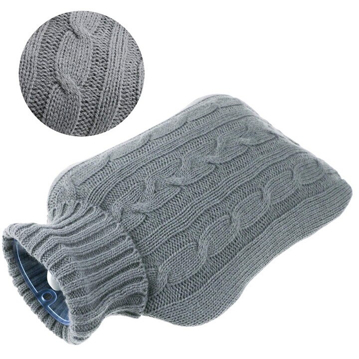 2L Hand Warmer Macio Saco de Água Quente de Inverno Grande Garrafa de Água Quente Cobertura de Lã de Malha Handwarmer Reutilizáveis Item Doméstico Casa coisas