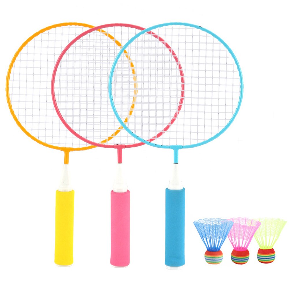 1 ensemble enfants Badminton raquette couleur Sports de plein air fournitures Badminton ensemble pour le sport