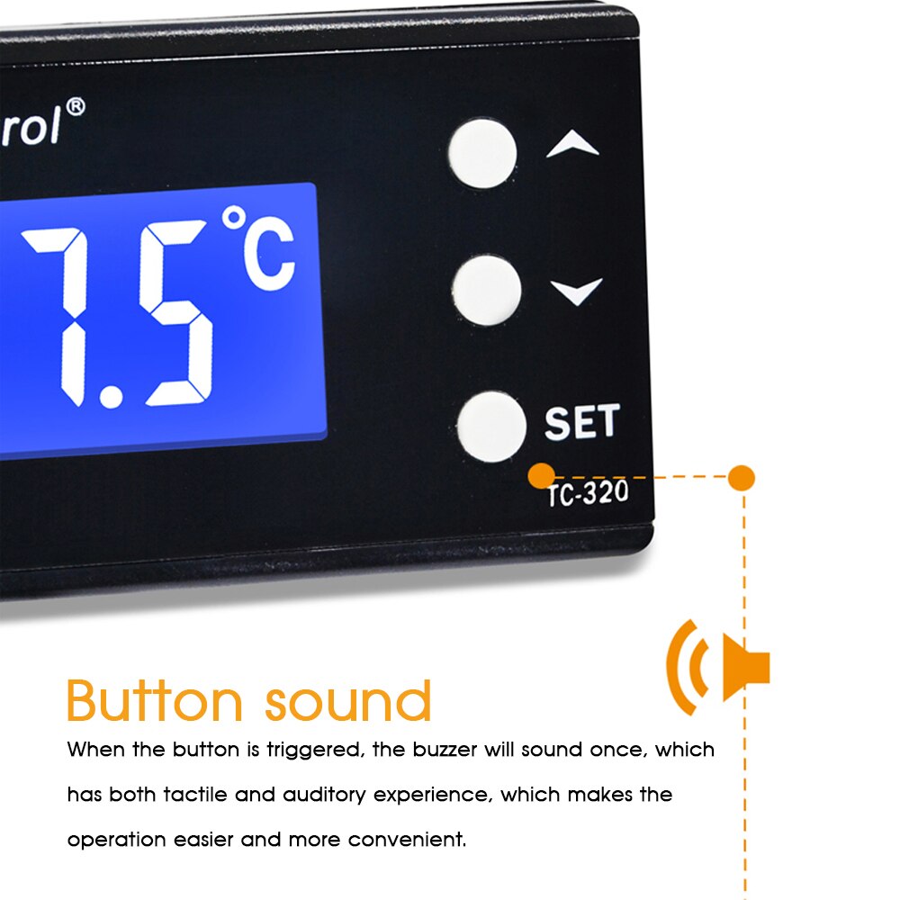 Digitale Temperatuur Controller Reptiel Aquarium Thermostaat Regulator Ntc Sensor Thermostaat Controller Voor Pet Amfibieën Nest