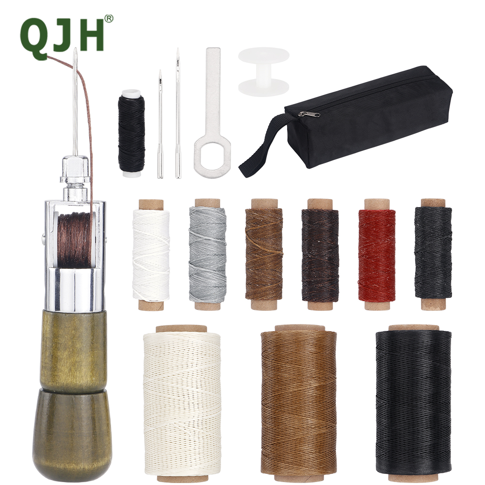 Kit Punteruolo Da Cucito Per Riparazioni – Include Aghi In Acciaio Inox, Filo Resistente E Accessori, Per Pelle, Teloni, Scarpe, Borse, Tende E Tessuti Spessi