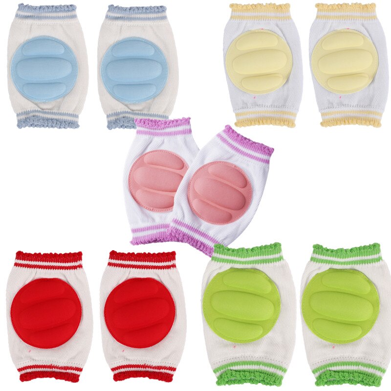 1 par søde baby knæbeskyttere knæbeskytter baby knæbeskyttere børn pige dreng spædbørn småbørn albue kravler