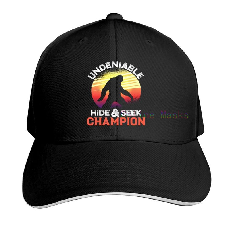 Bigfoot is Real and He Tried to Eat My Ass Baseball Cap Unisex Vintage Trucker Hat Adjustable Cowboy Hats for Mens Womens: MAROON