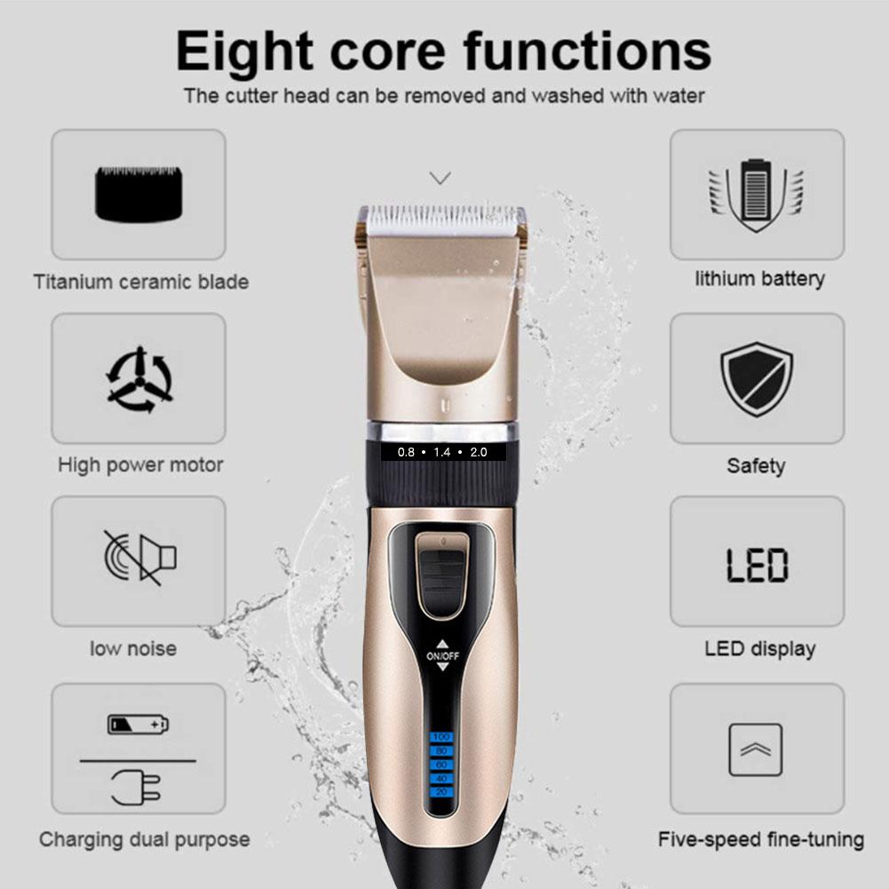 Electric Hair Clipper Kit Rechargeable Hair Trimmer Adult Child Hair Cut Kit For Adults Children