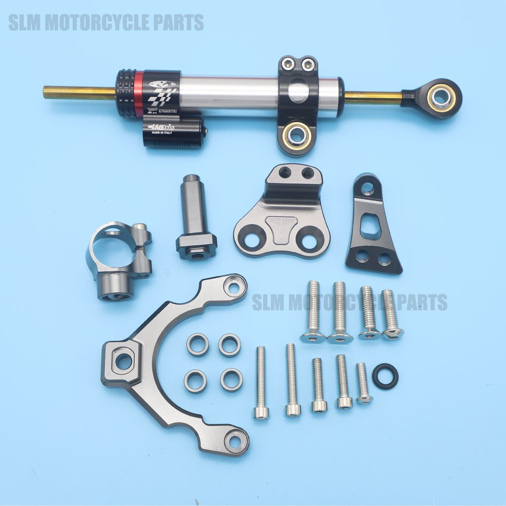 Motorcycles Adjustable Steering Stabilize Damper Bracket Kit For Kawasaki Z900